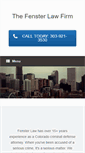 Mobile Screenshot of fensterlaw.net