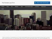 Tablet Screenshot of fensterlaw.net